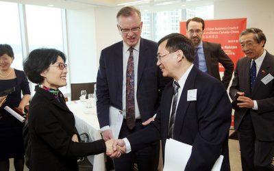 Business Luncheon with the Honourable Bruce Ralston, Minister of Jobs, Trade and Technology, and TONG Xiaoling, CG of the PRC in Vancouver