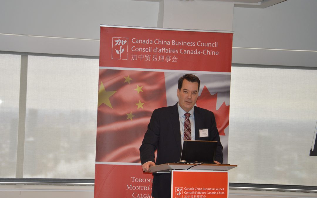 David Murphy, Minister (Commercial) Embassy of Canada in Beijing to Update CCBC Members on Business Opportunities with China