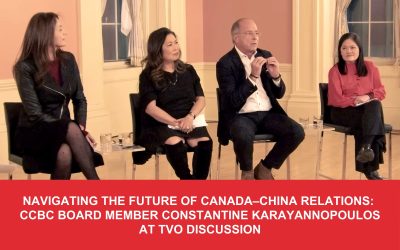 Navigating the Future of Canada–China Relations: CCBC Board Member Constantine Karayannopoulos at TVO Discussion